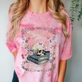 Introverted But Willing To Discuss Books Club Cozy Aesthetic Comfort Color Blast T-Shirt Clay