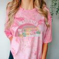 Introverted But Willing To Discuss Cats Rainbow Comfort Color Blast T-Shirt Clay