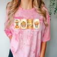 Introverted But Willing To Discuss Fall Vibes Autumn Pumpkin Comfort Color Blast T-Shirt Clay