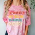 Introverted But Willing To Discuss Pottery Hobby Comfort Color Blast T-Shirt Clay Introverted But Willing To Discuss Pottery Hobby Comfort Color Blast T-Shirt Clay