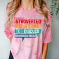 Introverted But Willing To Discuss Sourdough Bread Comfort Color Blast T-Shirt Clay Introverted But Willing To Discuss Sourdough Bread Comfort Color Blast T-Shirt Clay