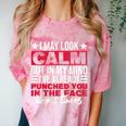 Introverts I May Look Calm But In My Head Comfort Color Blast T-Shirt Clay Introverts I May Look Calm But In My Head Comfort Color Blast T-Shirt Clay
