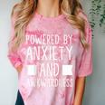 Introverts Social Anxiety Powered By Anxiety And Awkwardness Comfort Color Blast T-Shirt Clay Introverts Social Anxiety Powered By Anxiety And Awkwardness Comfort Color Blast T-Shirt Clay