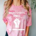 Introverts Unite Separately In Your Own Homes Sarcasm Comfort Color Blast T-Shirt Clay