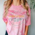 Introvirtuous Retro Pixel Funny Introvert Quote Comfort Color Blast T-Shirt Clay