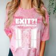 Irony Sarcasm Introvert Dry Humor Comic Cartoon Geek Nerd Comfort Color Blast T-Shirt Clay