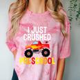 I Just Crushed Preschool Monster Graduation Pre-K Shirt Comfort Color Blast T-Shirt Clay