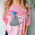 Just Graduated Cat With Graduation Cap And Diploma For Men Women Girls Kids Comfort Color Blast T-Shirt Clay