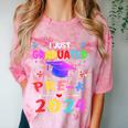 I Just Graduated Pre k Graduation 2024 Pre-Kindergarten Comfort Color Blast T-Shirt Clay