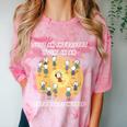Just An Introvert Living In An Extrovert World Stickmen Comfort Color Blast T-Shirt Clay
