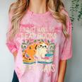 I Just Want To Read Books And Pet Cats Introvert Comfort Color Blast T-Shirt Clay I Just Want To Read Books And Pet Cats Introvert Comfort Color Blast T-Shirt Clay