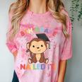 Kids 8th Grade Nailed It Monkey Graduation Comfort Color Blast T-Shirt Clay