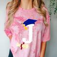 Kids Initial J Letter For Boys Preschool Graduation Kindergarten Comfort Color Blast T-Shirt Clay