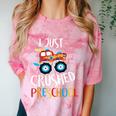 Kids I Just Crushed Preschool Monster Graduation Pre-K Shirt Comfort Color Blast T-Shirt Clay