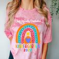 Kids I Officially Graduated Kindergarten Graduation Class Of 2022 Comfort Color Blast T-Shirt Clay
