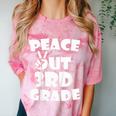 Kids Kids Peace Out 3Rd Grade For Graduation Comfort Color Blast T-Shirt Clay