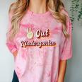 Kids Peace Out Kindergarten Graduation Kindergarten Graduate Comfort Color Blast T-Shirt Clay