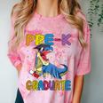 Kids Pre-K Graduate Dinosaur T-Rex Pre Kindergarten Graduation Comfort Color Blast T-Shirt Clay