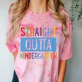 Kids STRAIGHT OUTTA KINDERGARTEN T-SHIRT FUNNY GRADUATION GIFT Comfort Color Blast T-Shirt Clay