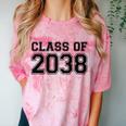 Kindergarten Class Of 2038 First Day School Graduation Comfort Color Blast T-Shirt Clay