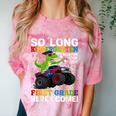 Kindergarten Graduate 2025 Kindergarten Graduation Dino Trex Comfort Color Blast T-Shirt Clay