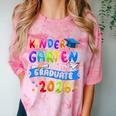 Kindergarten Graduate Kindergarten Class Of 2026 Graduation Comfort Color Blast T-Shirt Clay