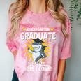 Kindergarten Graduation Shirts 2019 Shark Grad Toddler Comfort Color Blast T-Shirt Clay