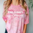 Knittrovert Knitting Humor Definition Introvert Comfort Color Blast T-Shirt Clay Knittrovert Knitting Humor Definition Introvert Comfort Color Blast T-Shirt Clay