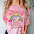 Last Day Of School Autograph 5th Grade Graduation Boys Girls Comfort Color Blast T-Shirt Clay