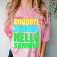 Last Day Of School Shirt Teacher Tee Graduation Comfort Color Blast T-Shirt Clay