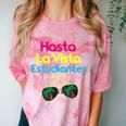 Last Day Of School Spanish Teacher Graduation T-Shirt Comfort Color Blast T-Shirt Clay