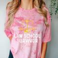 Law School Survivor Humor Law School Graduation Quote Comfort Color Blast T-Shirt Clay