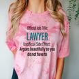 Lawyer Definition Quote Attorney Student Graduation Comfort Color Blast T-Shirt Clay