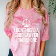 Lawyer Parent Dad Mom Law School Graduation Comfort Color Blast T-Shirt Clay