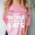 Less People More Cats Introvert's Dream Tee Comfort Color Blast T-Shirt Clay
