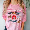 Life Is Better Around The Farm Nostalgia Trendy Comfort Color Blast T-Shirt Clay