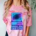 Lofi Reverie Analog Dreams Pixel 90s Desktop VHS Nostalgia Comfort Color Blast T-Shirt Clay