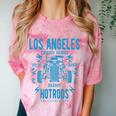 Los Angeles Hotrods Automotive Nostalgia Premium Tri-Blend Comfort Color Blast T-Shirt Clay