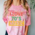 I Love 70's Music Retro Style Nostalgia Vibe 1970 70's Party Premium Tri-Blend Comfort Color Blast T-Shirt Clay