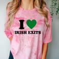 I Love Irish Exits St Patrick's Day Introvert Party Comfort Color Blast T-Shirt Clay I Love Irish Exits St Patrick's Day Introvert Party Comfort Color Blast T-Shirt Clay