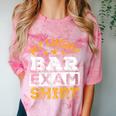 My Lucky Bar Exam Shirt Lawyer Law School Graduation Comfort Color Blast T-Shirt Clay