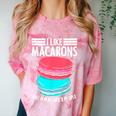 Macaroons Dessert Antisocial Introvert Pastries Food Lover Comfort Color Blast T-Shirt Clay