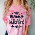 Mama With A Masters Degree Graduation Ceremony Mom Comfort Color Blast T-Shirt Clay