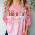Massage Therapist Therapy LMT Masseuse Graduation Christmas Comfort Color Blast T-Shirt Clay