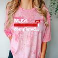 Master Of Education Completed Teacher Master Graduation For Men Women Comfort Color Blast T-Shirt Clay