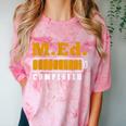 Master Graduation Completed Master Of Education Teacher Men Women Comfort Color Blast T-Shirt Clay