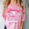 Master University Degree Master Graduation Party Girl Comfort Color Blast T-Shirt Clay