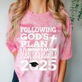 Masters Degree Graduation 2025 Christian MSW MPH MBA Comfort Color Blast T-Shirt Clay