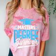 Master's Degree Graduation Masters Degree Survivor Comfort Color Blast T-Shirt Clay