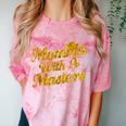 Masters Degree Graduation For Mom Wife Social Work MBA Comfort Color Blast T-Shirt Clay